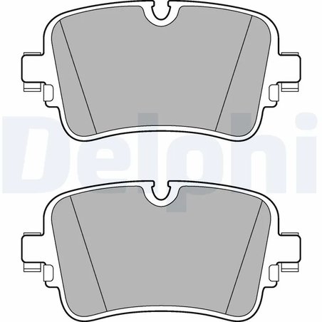 SET PLACUTE FRANA DELPHI LP3274 - Compatibil cu AUDI, SKODA, VW