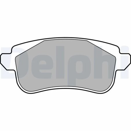 SET PLACUTE FRANA DELPHI LP3283 - Compatibil cu RENAULT