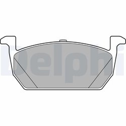 SET PLACUTE FRANA DELPHI LP3287 - Compatibil cu AUDI, SEAT, SKODA, VW
