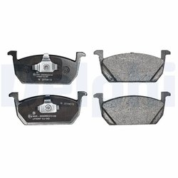 SET PLACUTE FRANA DELPHI LP3287 - Compatibil cu AUDI, SEAT, SKODA, VW
