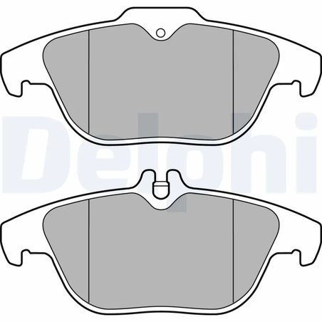 Set placute frana Delphi LP3288