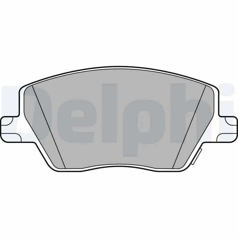 Set placute frana Delphi LP3289
