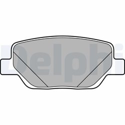 Set placute frana Delphi LP3290