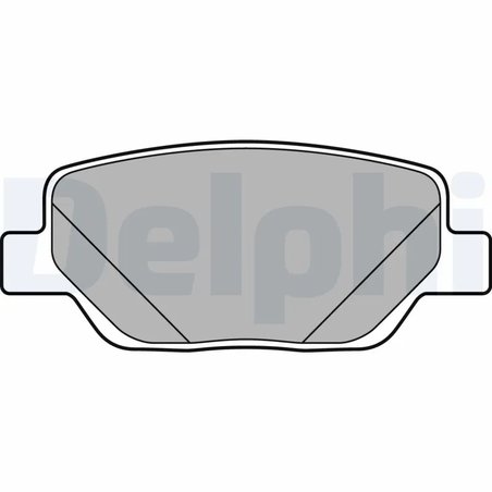 Set placute frana Delphi LP3290