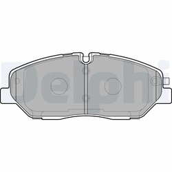 Set placute frana Delphi LP3293