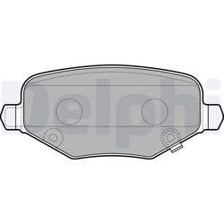 SET PLACUTE FRANA DELPHI LP3296 - Compatibil cu CHRYSLER, DODGE, VW