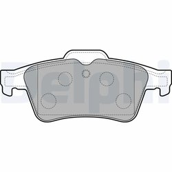 Set placute frana Delphi LP3303