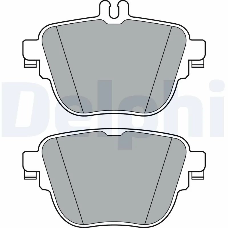 SET PLACUTE FRANA DELPHI LP3359 - Compatibil cu MERCEDES-BENZ, MERCEDES-BENZ (BBDC)