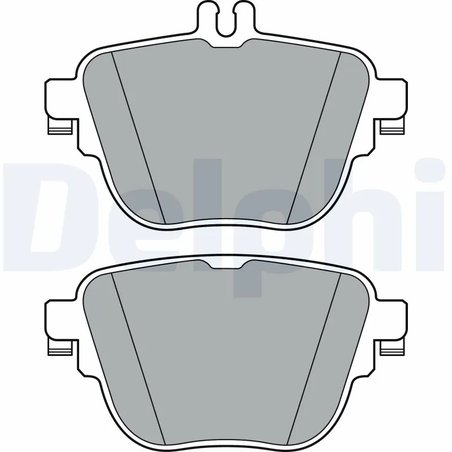 SET PLACUTE FRANA DELPHI LP3359 - Compatibil cu MERCEDES-BENZ, MERCEDES-BENZ (BBDC)