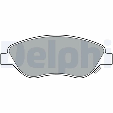 Set placute frana Delphi LP3360