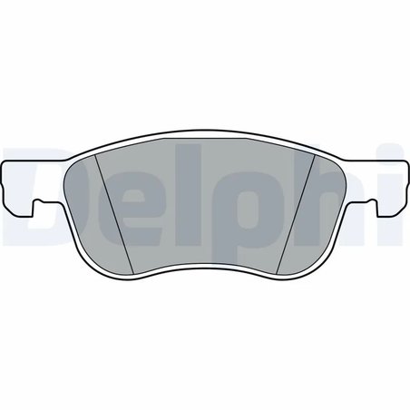 SET PLACUTE FRANA DELPHI LP3365 - Compatibil cu FORD