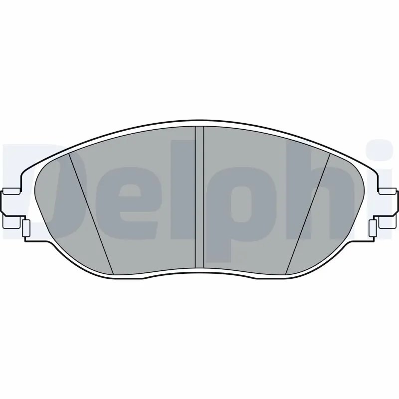 SET PLACUTE FRANA DELPHI LP3368 - Compatibil cu AUDI, CUPRA, VW