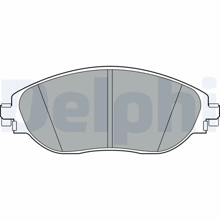 SET PLACUTE FRANA DELPHI LP3368 - Compatibil cu AUDI, CUPRA, VW