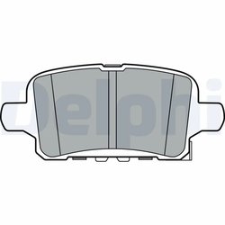 Set placute frana Delphi LP3372