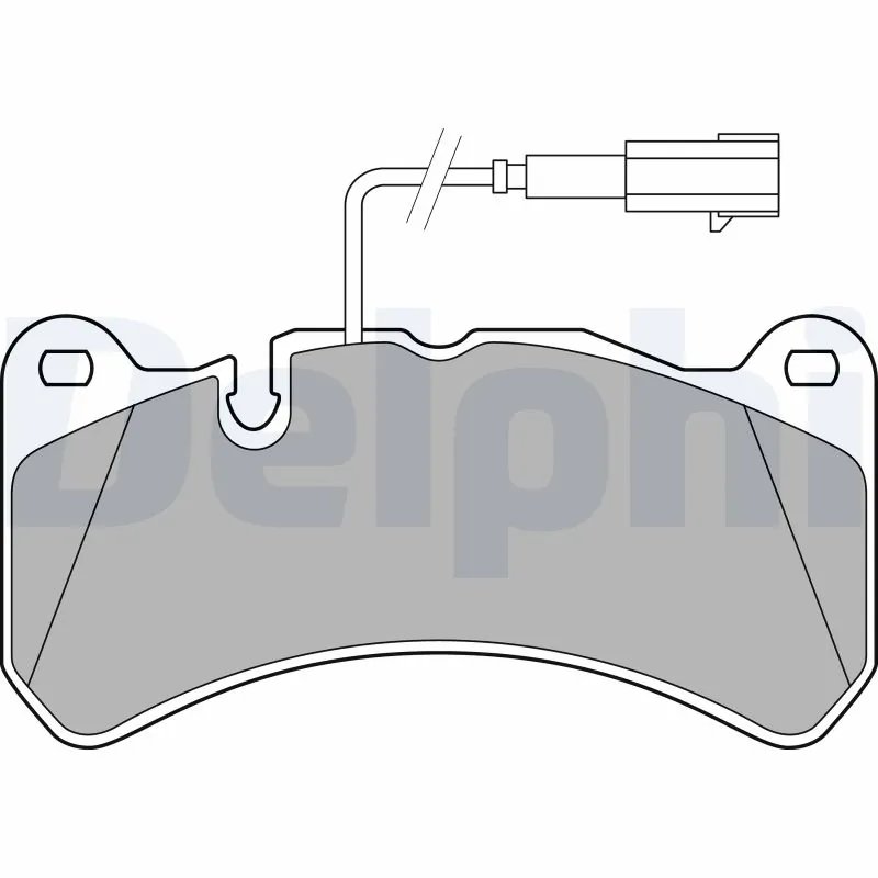 SET PLACUTE FRANA DELPHI LP3374 - Compatibil cu ALFA ROMEO