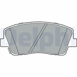 Set placute frana Delphi LP3376