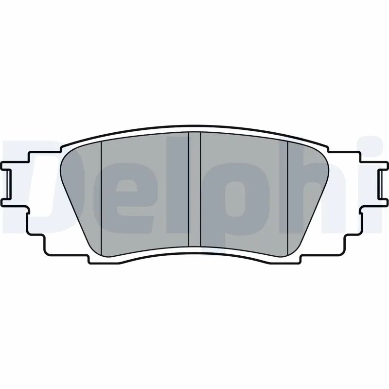 SET PLACUTE FRANA DELPHI LP3379 - Compatibil cu LEXUS, TOYOTA