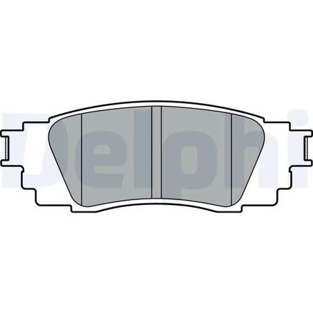 SET PLACUTE FRANA DELPHI LP3379 - Compatibil cu LEXUS, TOYOTA