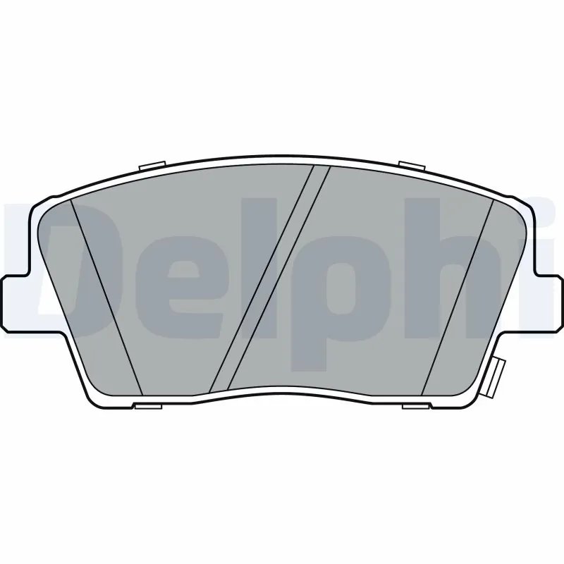 SET PLACUTE FRANA DELPHI LP3390 - Compatibil cu GENESIS, KIA