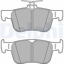 Set placute frana Delphi LP3391