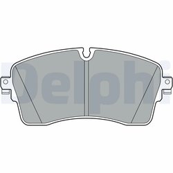 Set placute frana Delphi LP3395