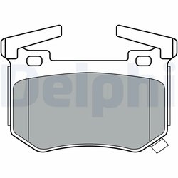 Set placute frana Delphi LP3397