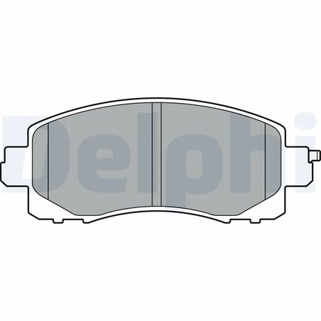 SET PLACUTE FRANA DELPHI LP3411 - Compatibil cu SUBARU