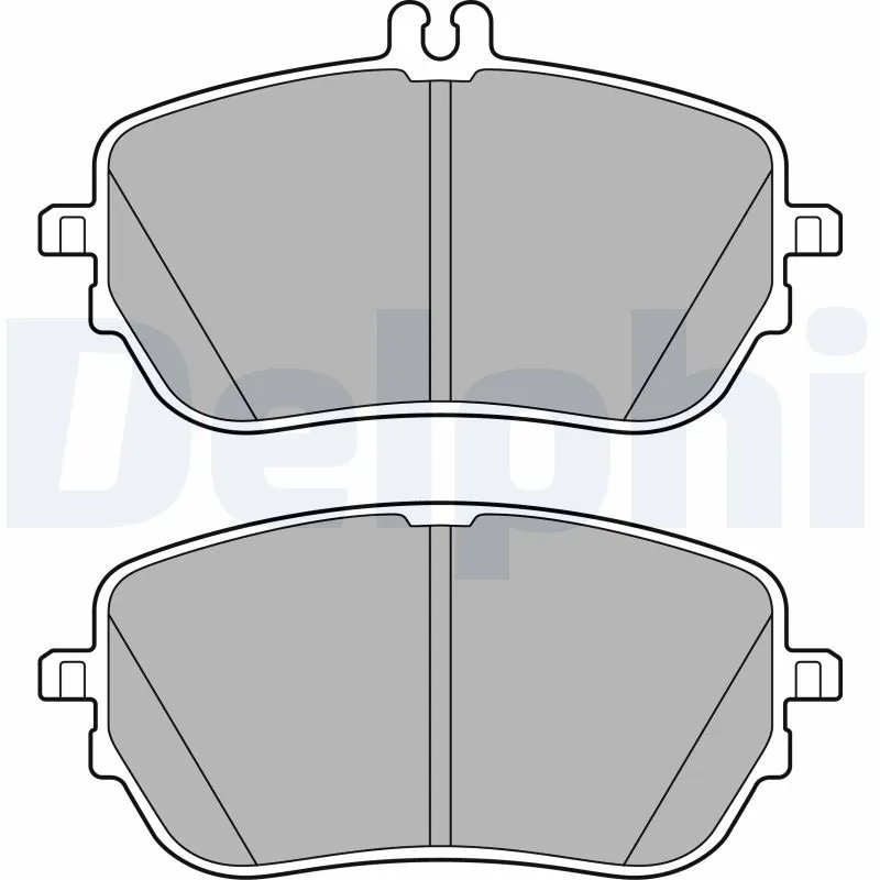 SET PLACUTE FRANA DELPHI LP3485 - Compatibil cu MERCEDES-BENZ