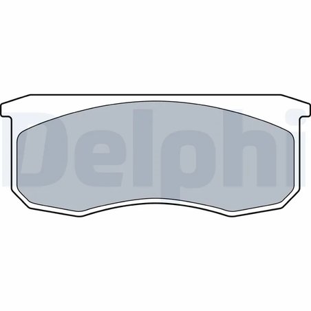 SET PLACUTE FRANA DELPHI LP3509 - Compatibil cu UAZ