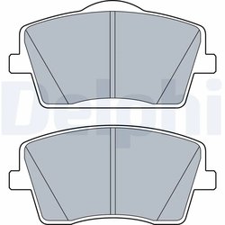 Set placute frana Delphi LP3515