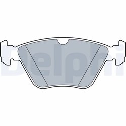 SET PLACUTE FRANA DELPHI LP3517 - Compatibil cu MERCEDES-BENZ