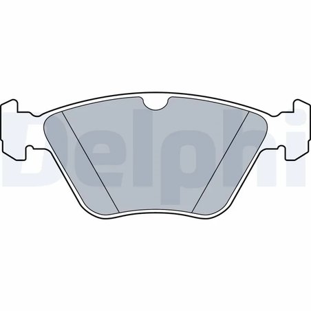 SET PLACUTE FRANA DELPHI LP3517 - Compatibil cu MERCEDES-BENZ