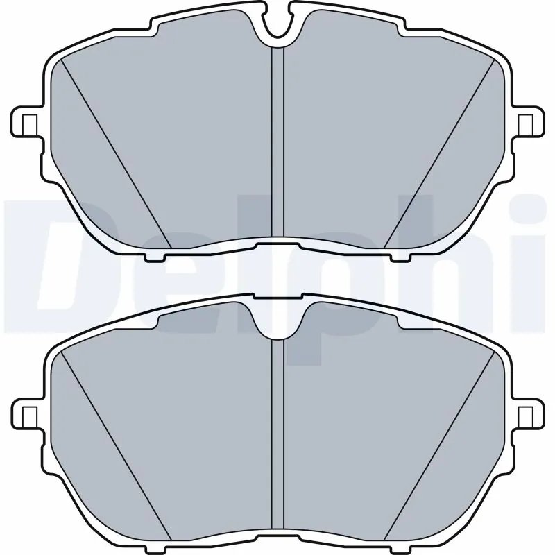 SET PLACUTE FRANA DELPHI LP3518 - Compatibil cu CITROEN, DS, OPEL, PEUGEOT, VAUXHALL