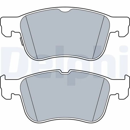 SET PLACUTE FRANA DELPHI LP3520 - Compatibil cu FORD