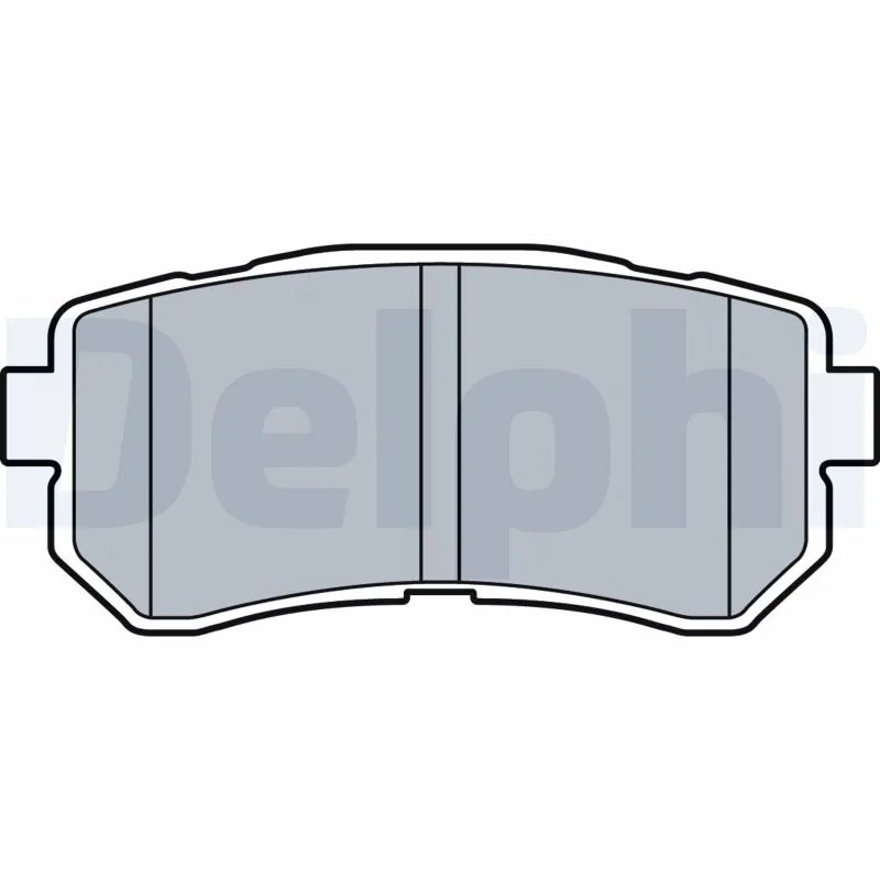Set placute frana Delphi LP3521