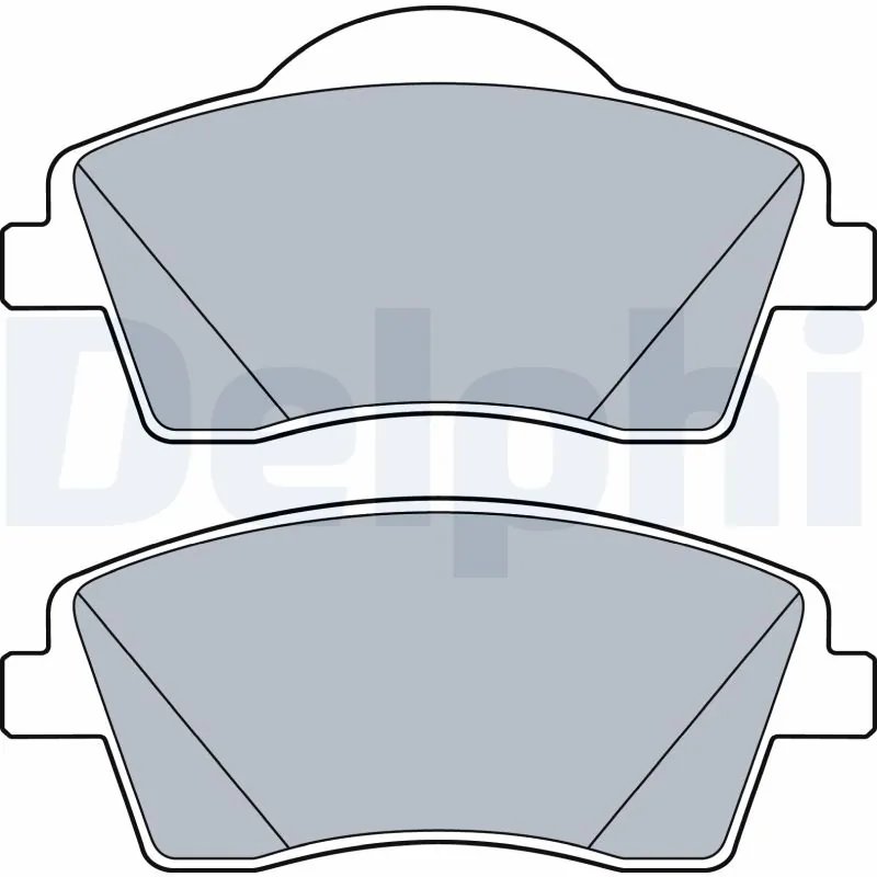 Set placute frana Delphi LP3528
