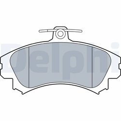 Set placute frana Delphi LP3533