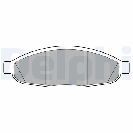 Set placute frana Delphi LP3555