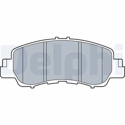 Set placute frana Delphi LP3571