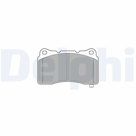 SET PLACUTE FRANA DELPHI LP3575 - Compatibil cu HONDA