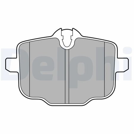 Set placute frana Delphi LP3579