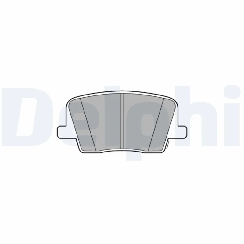 SET PLACUTE FRANA DELPHI LP3581 - Compatibil cu KG MOBILITY, SSANGYONG
