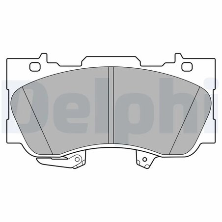 SET PLACUTE FRANA DELPHI LP3592 - Compatibil cu FORD USA, HONDA