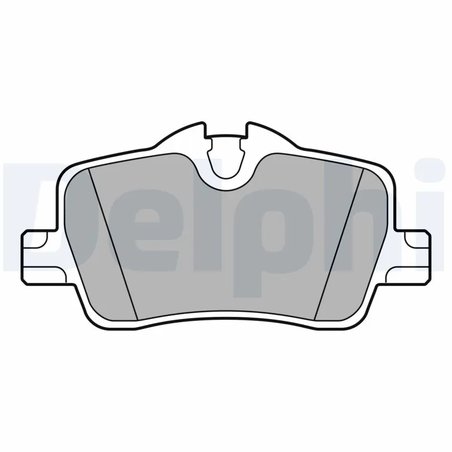 Set placute frana Delphi LP3606