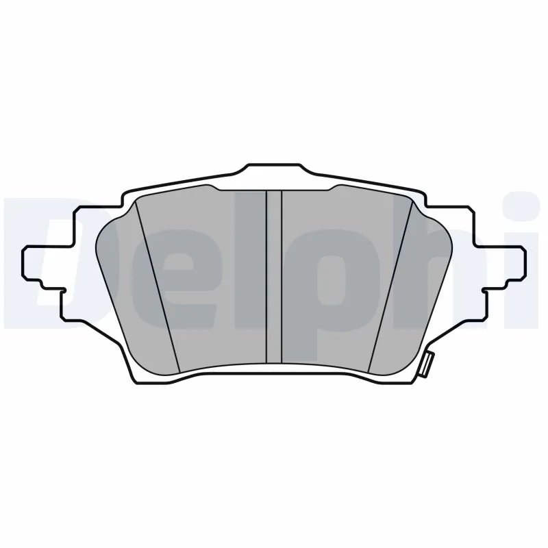 SET PLACUTE FRANA DELPHI LP3608 - Compatibil cu MAZDA, SUZUKI, TOYOTA