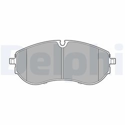 Set placute frana Delphi LP3610