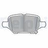 SET PLACUTE FRANA DELPHI LP3611 - Compatibil cu CHEVROLET, OPEL, VAUXHALL