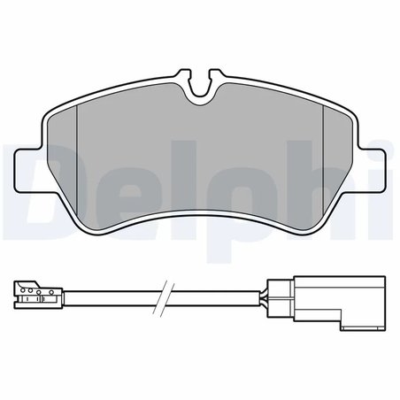 Set placute frana Delphi LP3619