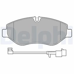 SET PLACUTE FRANA DELPHI LP3621 - Compatibil cu IVECO