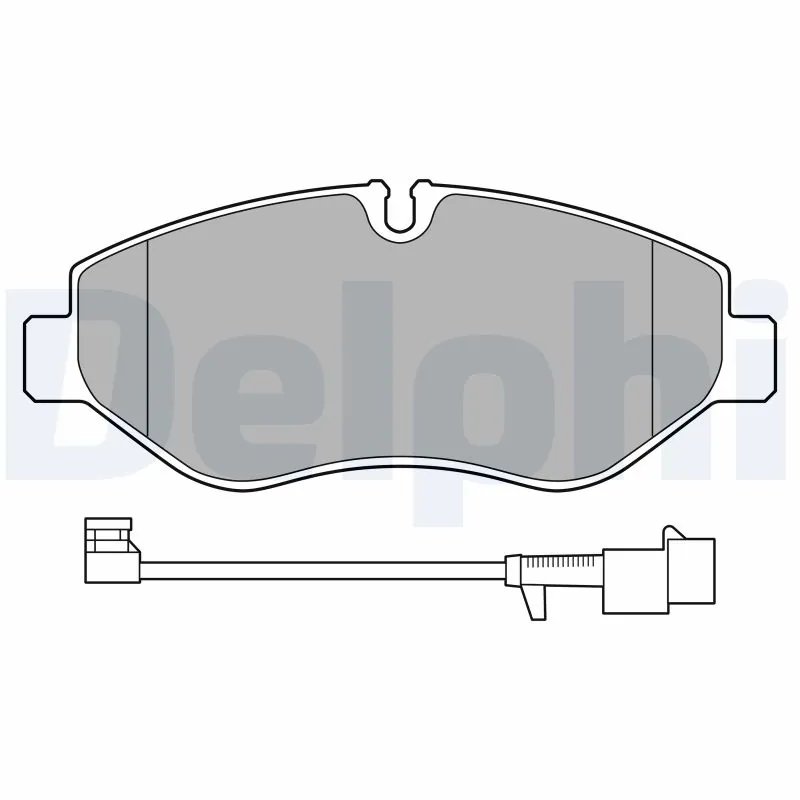 Set placute frana Delphi LP3621